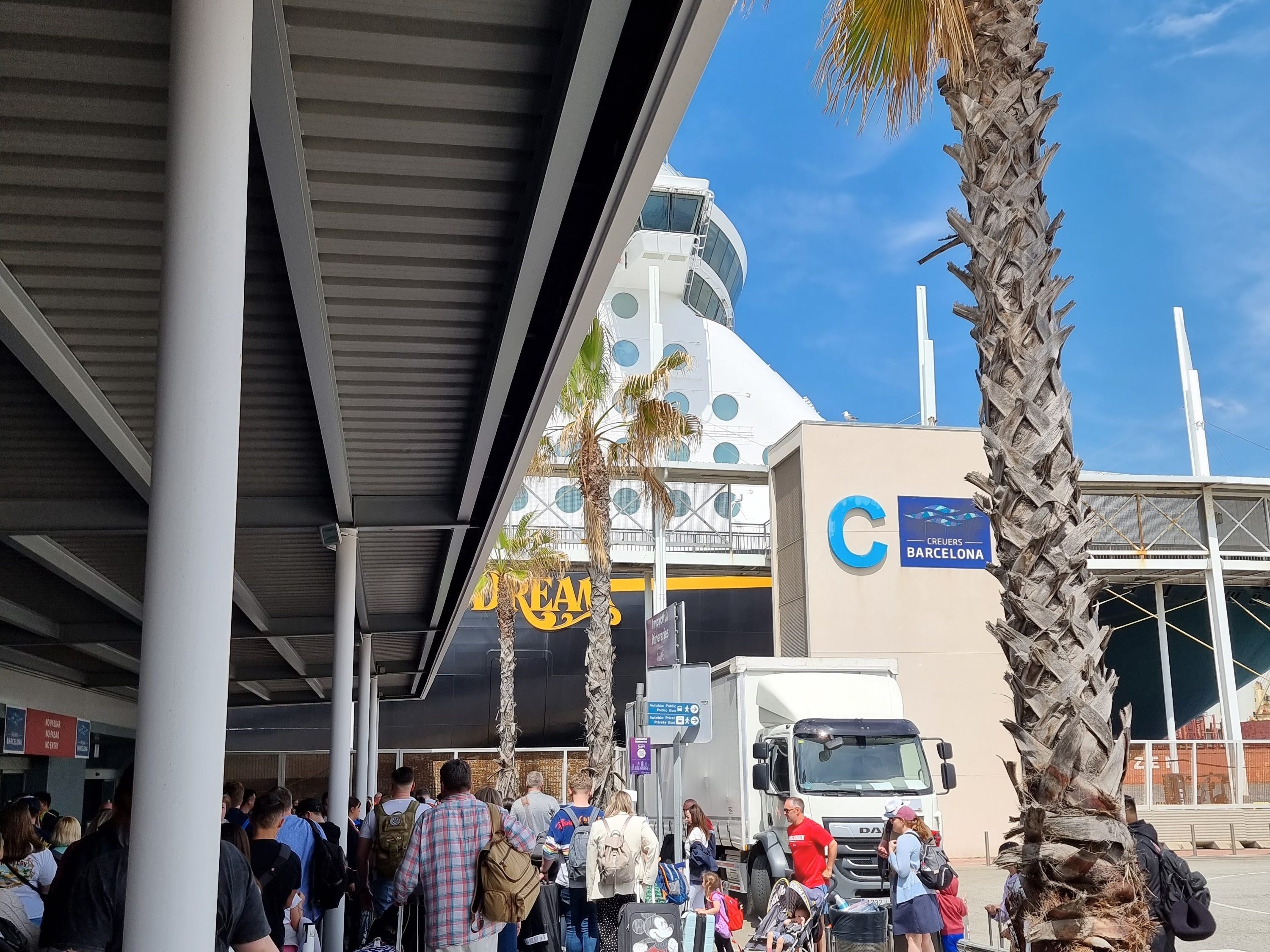 Disney Dream at Terminal C, Barcelona Cruise port