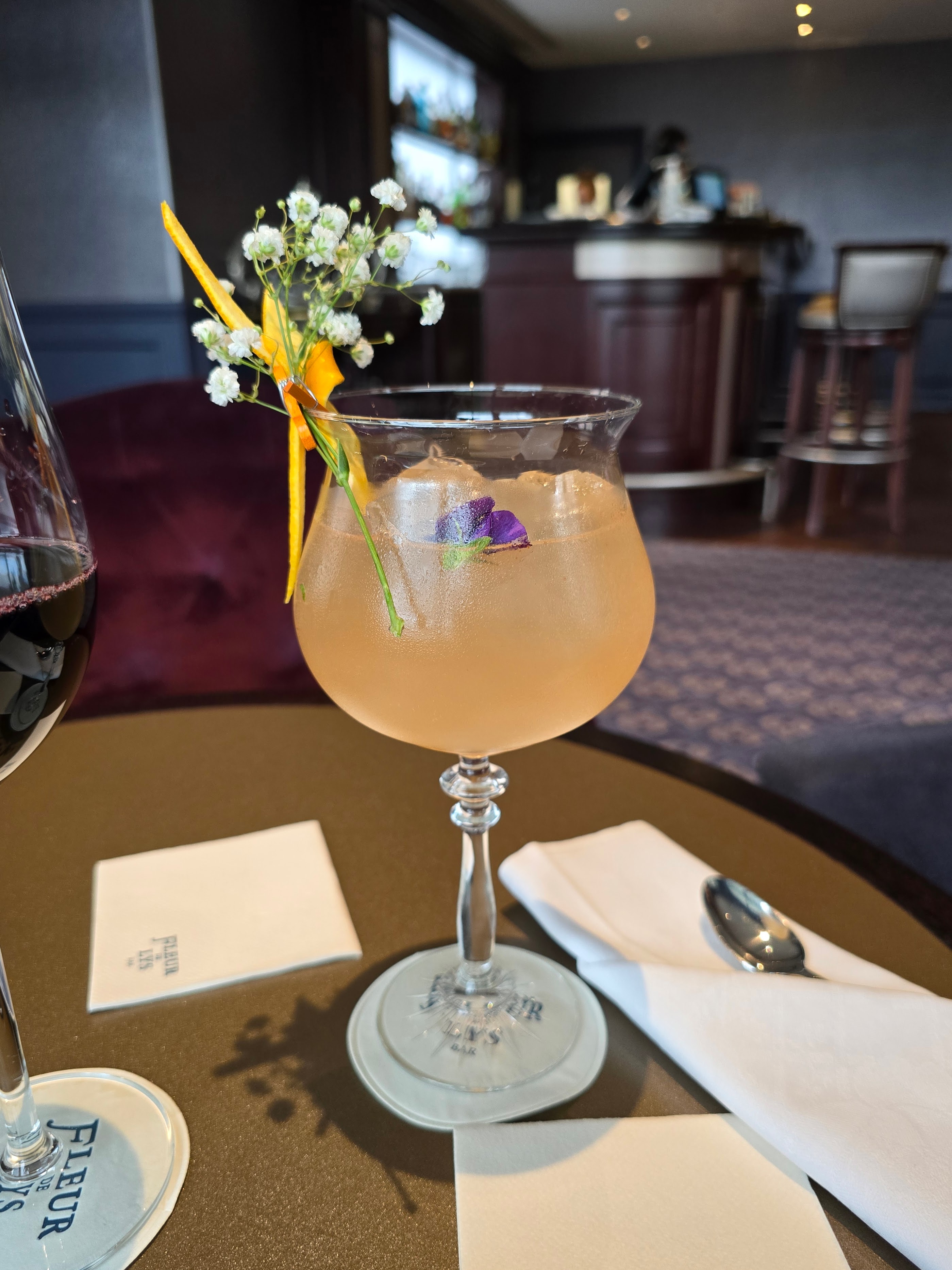 Orang'inality cocktain from Fleur de Lys bar