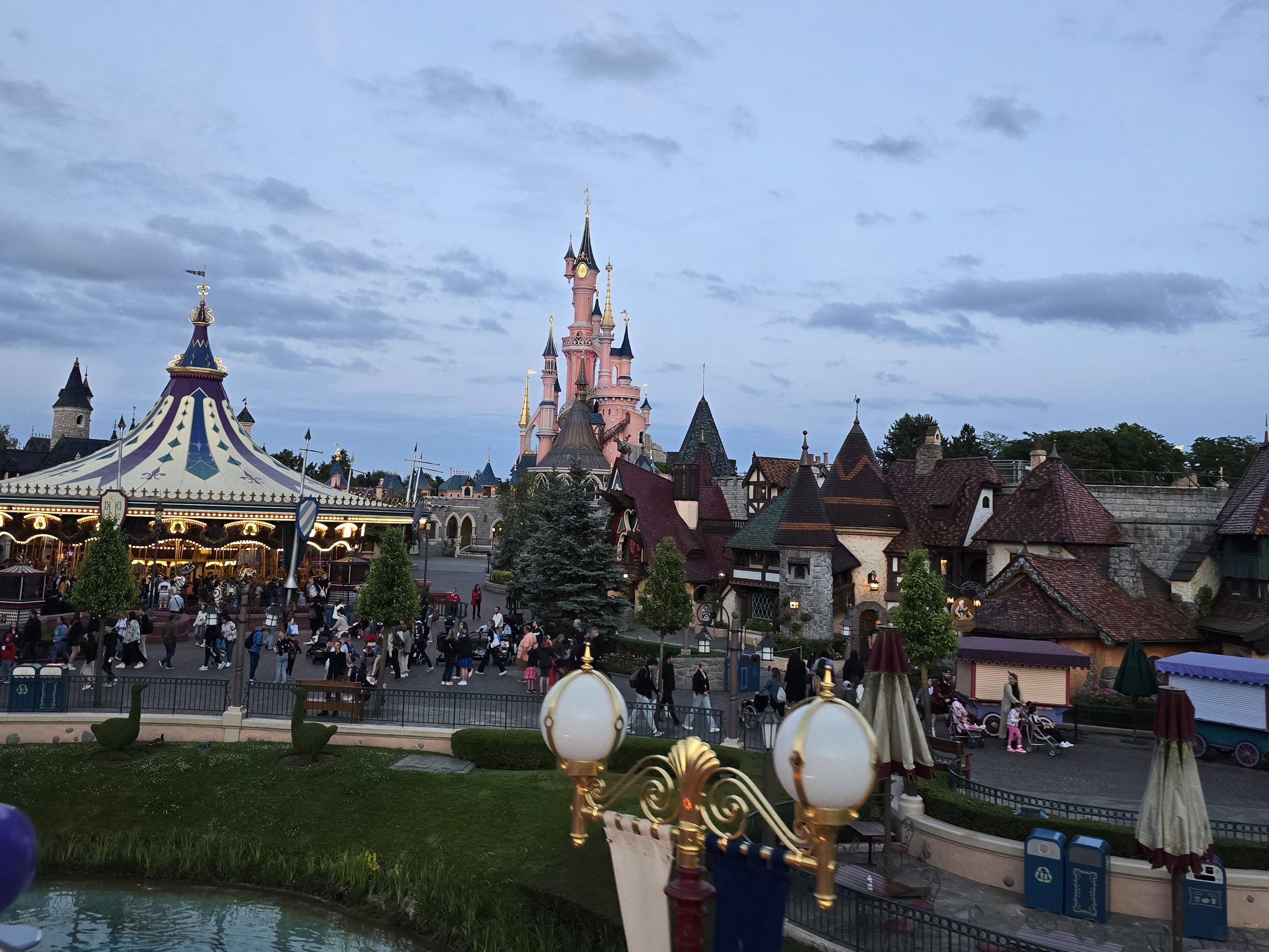 Fantasyland, as seen from the top of Dumbo