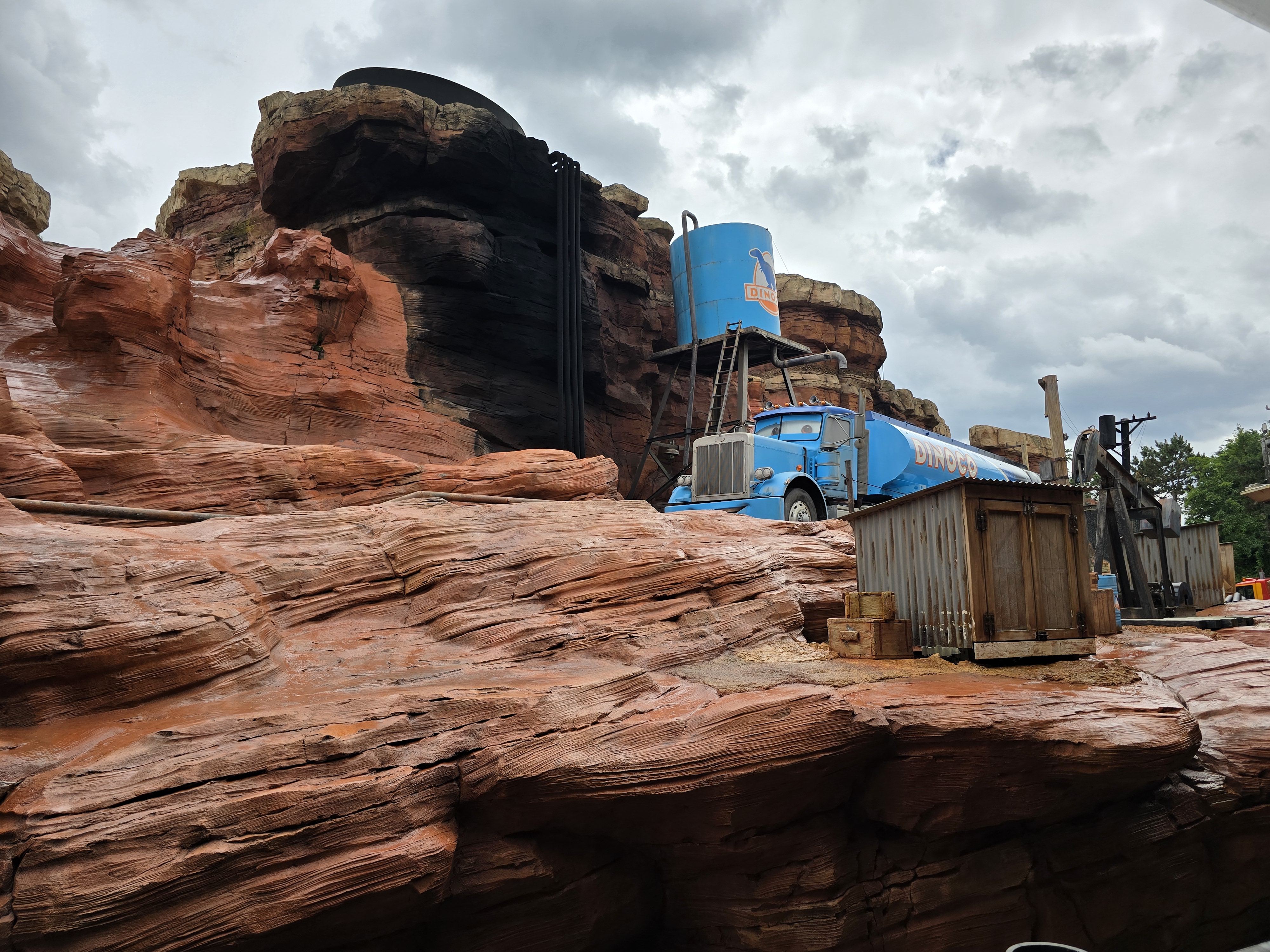 Cars-tastrophe Canyon, the best bit of Cars Road Trip (formerly the best bit of the Studio Tram Tour)